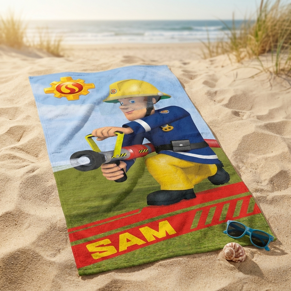 Feuerwehrmann Sam Badetuch ‘Sam’