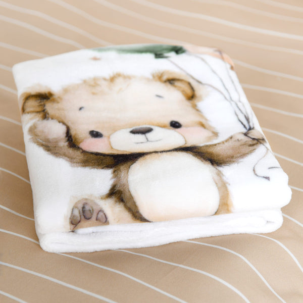 babybest Kuscheldecke ‘Ballon Teddy’