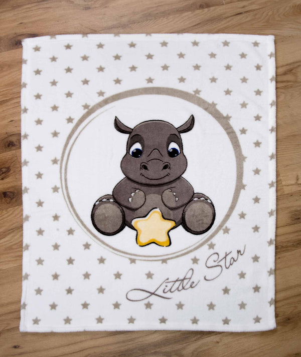 babybest Kuscheldecke ‘Süßes Nashorn’