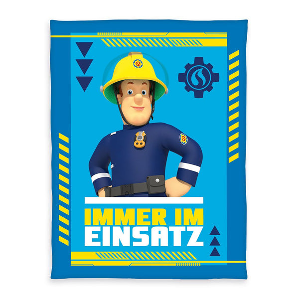 Feuerwehrmann Sam Fleecedecke ‘Einsatz’