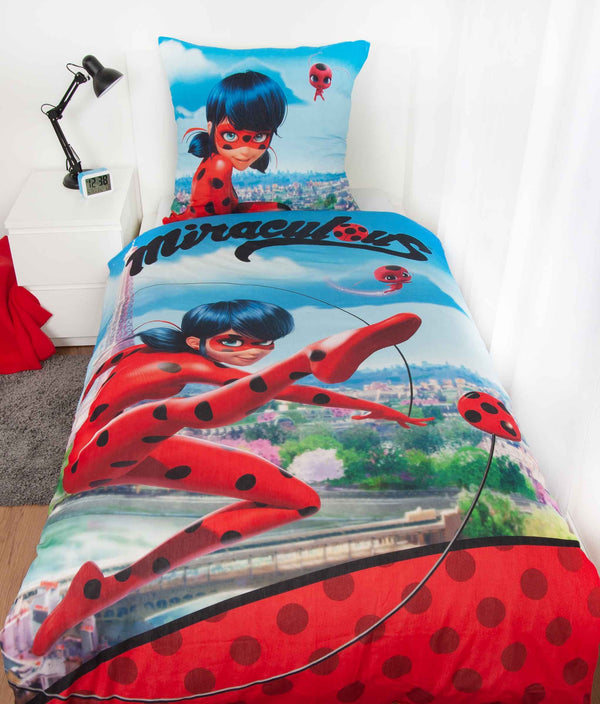 Miraculous Bettwäsche-Set ‘Ladybug & Cat Noir’