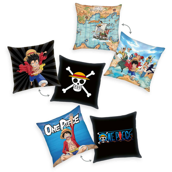 One Piece Dekokissen-Set ‘Ruffy’ – 3er-Set