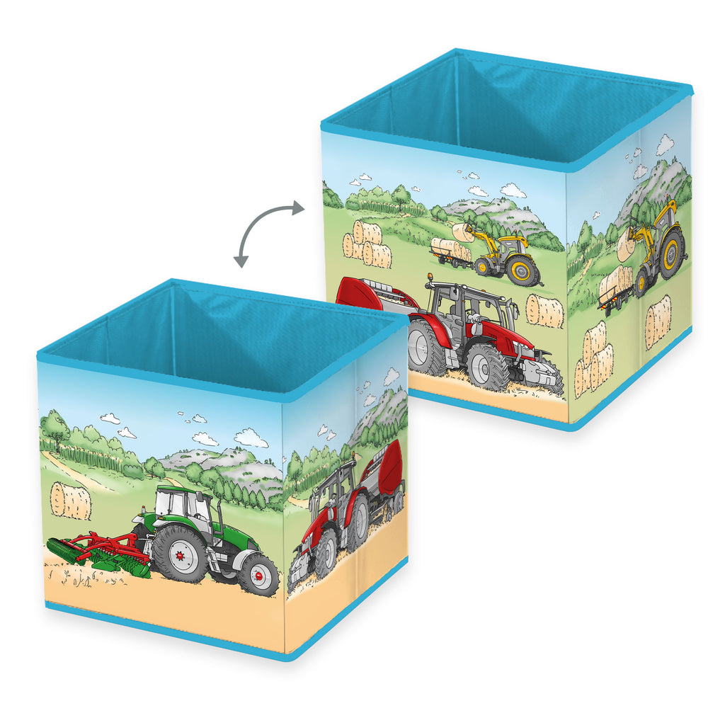 Young Collection Aufbewahrungsbox Traktor mit Deckel, Produktansicht