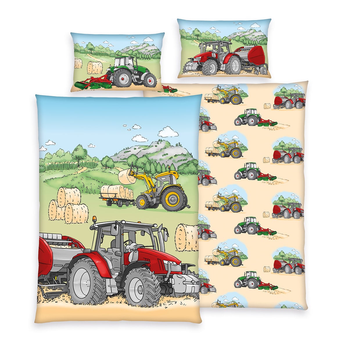 Traktor-Kinderbettwäsche Mähdrescher, Produktansicht