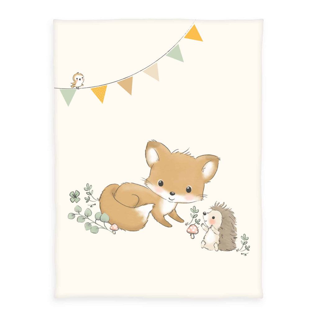 babybest Kuscheldecke Waldfreunde mit Fuchs, Produktansicht