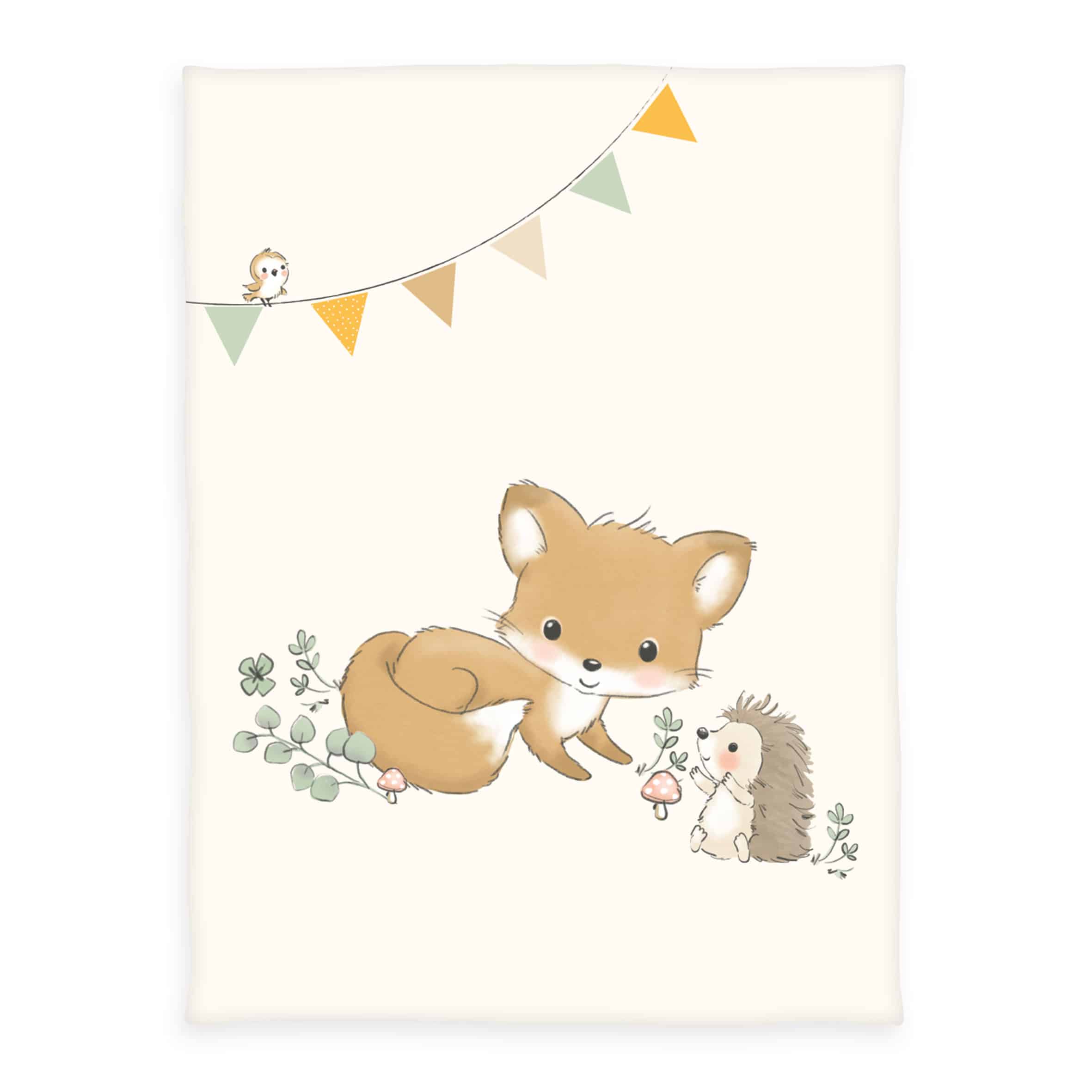 babybest Kuscheldecke Waldfreunde mit Fuchs, Produktansicht