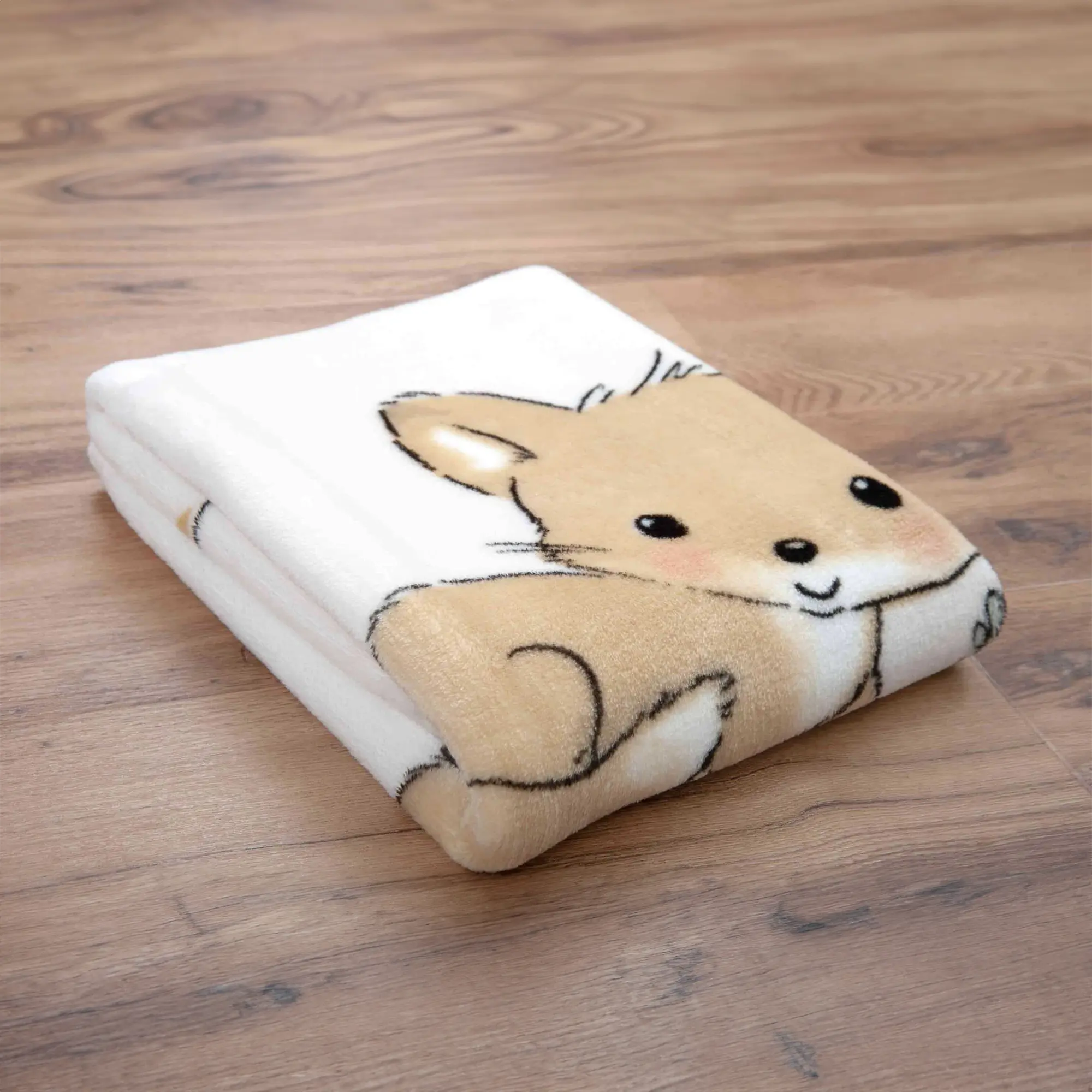 Kuscheldecke Waldfreunde, Detailansicht