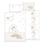 babybest Babybettwäsche Kleiner Lieblingsmensch Beige, Produktansicht
