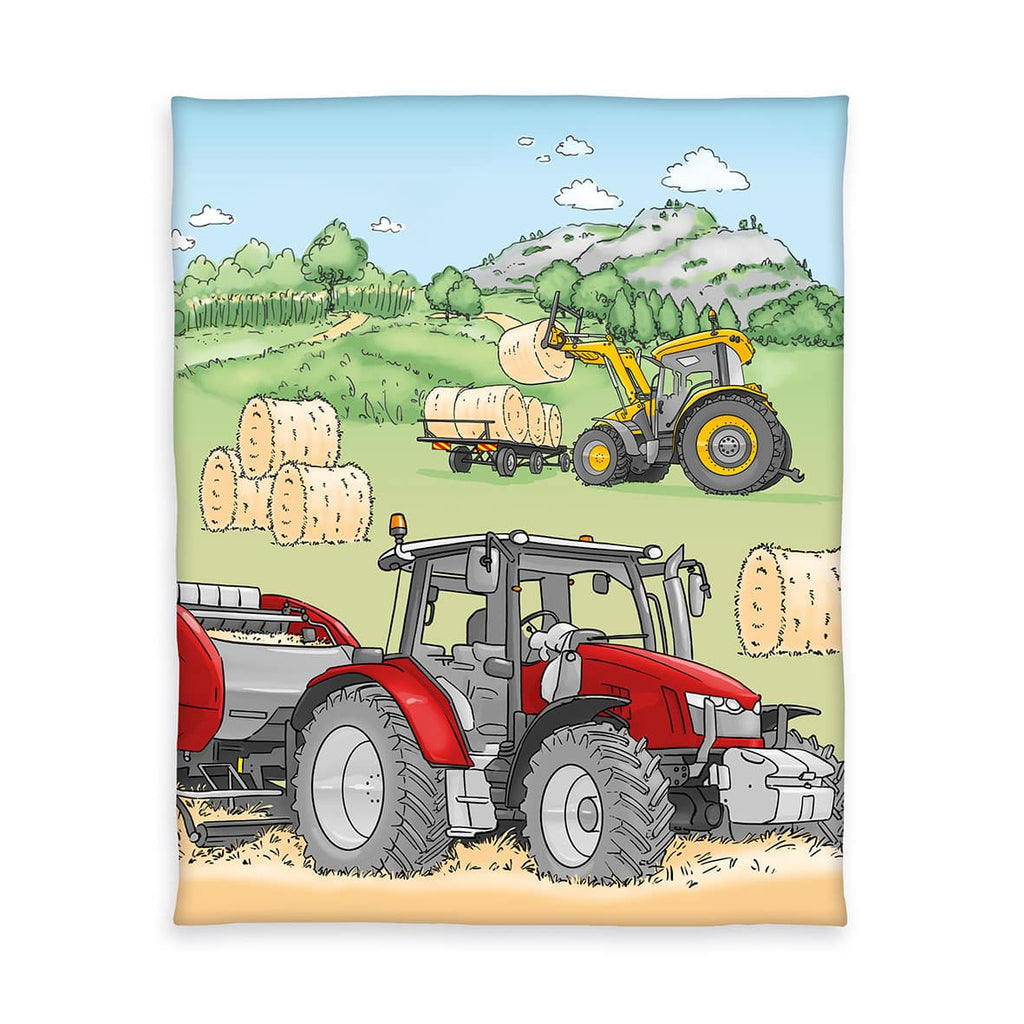 Young Collection Fleecedecke Traktor, Produktansicht