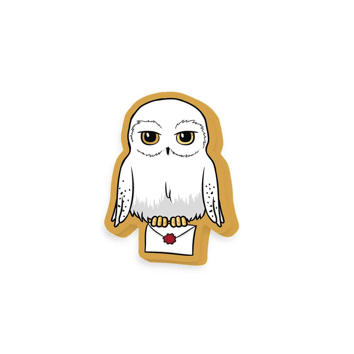 Harry Potter Kuschelkissen Hedwig mit Eulen-Motiv, 35x20 cm