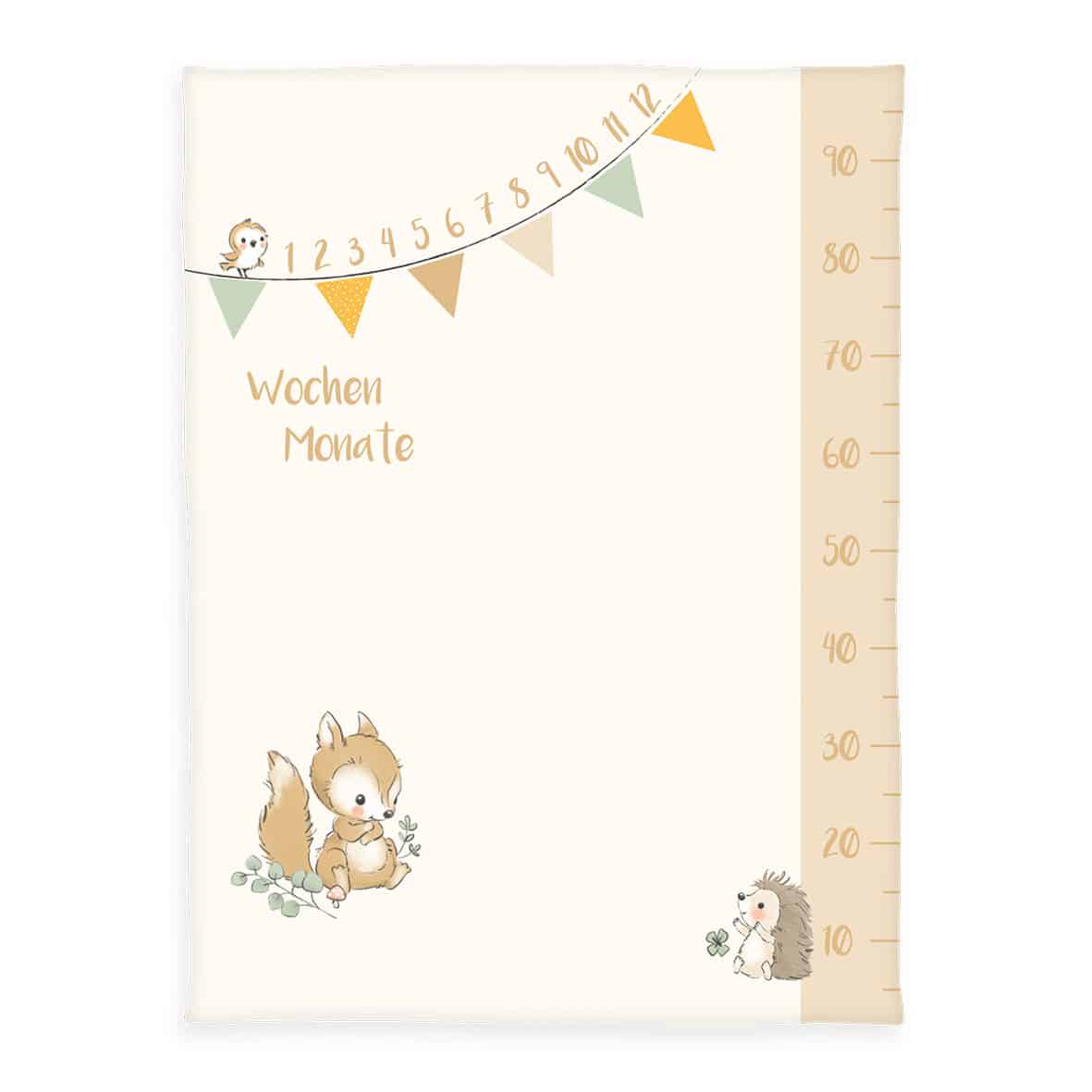 babybest Meilensteindecke Waldfreunde, Produktansicht