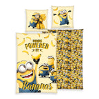 Minions Wendebettwäsche Bananas aus Renforcé-Baumwolle, Produktansicht