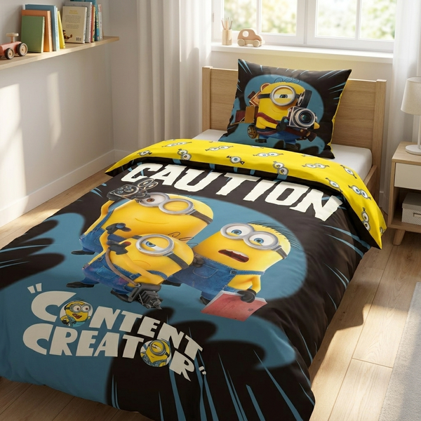 Minions Bettwäsche-Set ‘Content Creator’