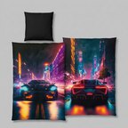 Young Collection Neon Car Bettwäsche aus Mikrofaser, Produktansicht