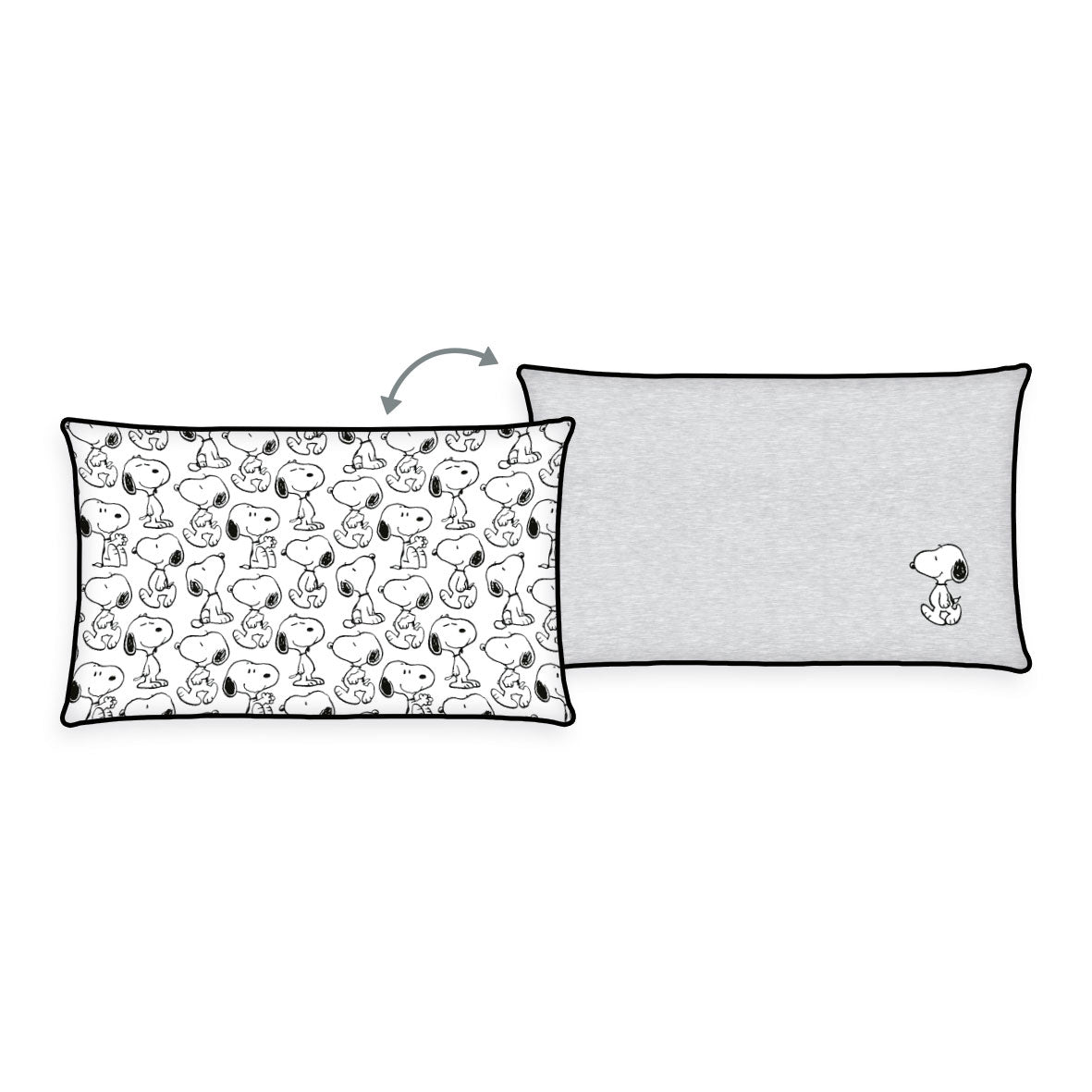 Peanuts Kuschelkissen Classic Snoopy aus Soft Velboa, Produktansicht