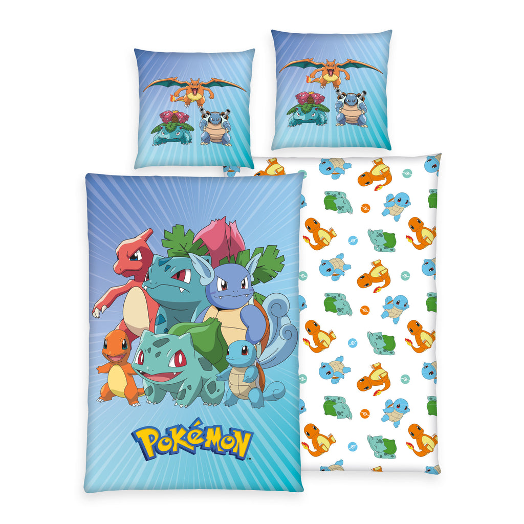 Pokémon Bettwäsche Generation aus Renforcé-Baumwolle, Produktansicht
