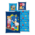 Sonic Bettwäsche-Set Superspeed aus Renforcé-Baumwolle, Produktansicht