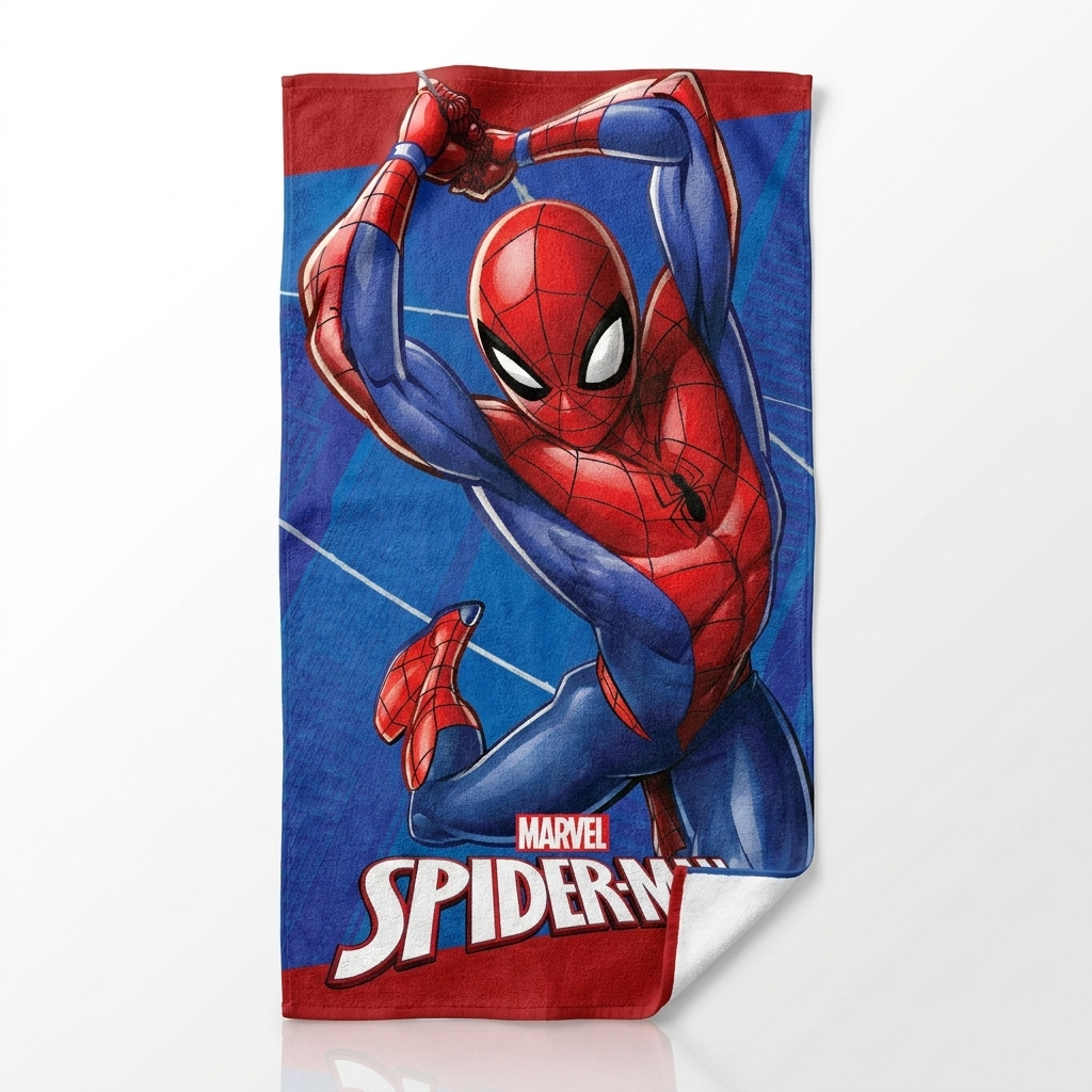 Marvel Spider-Man Badetuch City Hero aus Baumwolle, Produktansicht