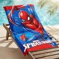 Spider-Man Badetuch City Hero mit Superhelden-Motiv, 75x150 cm