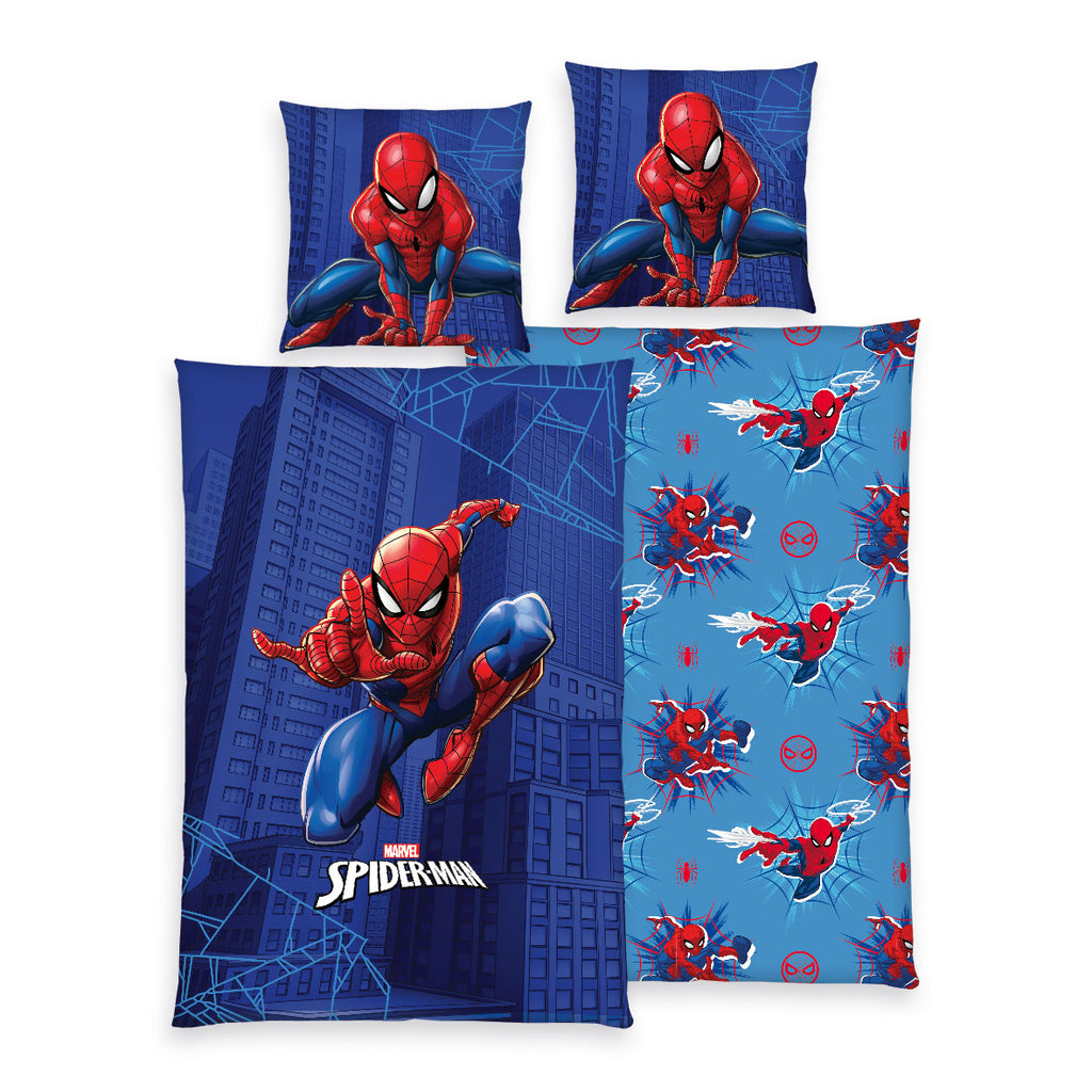 Marvel Spider-Man Bettwäsche City Hero aus Renforcé-Baumwolle, Produktansicht