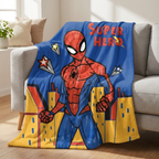 Spider-Man Fleecedecke Super Hero mit Action-Motiv, 130x170 cm