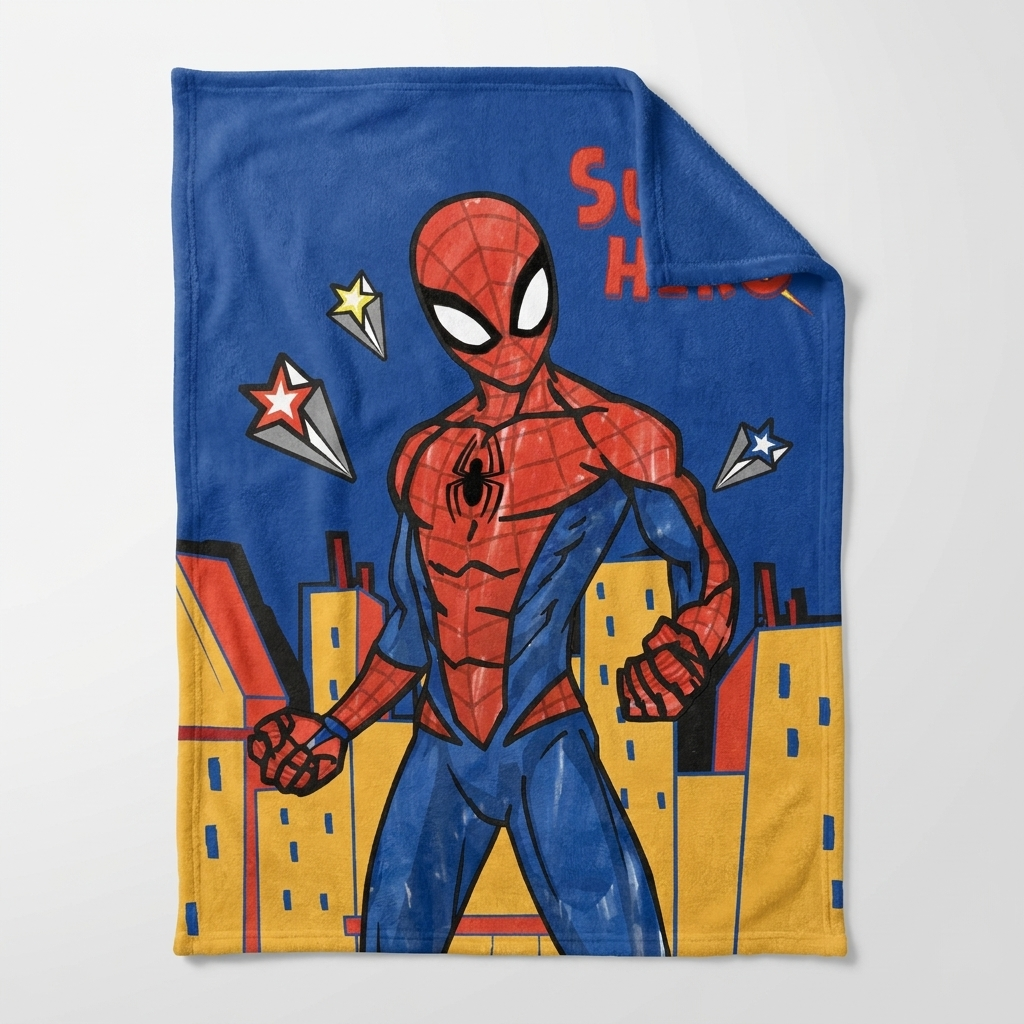 Spider-Man Fleecedecke Super Hero aus Fleece, Detailansicht