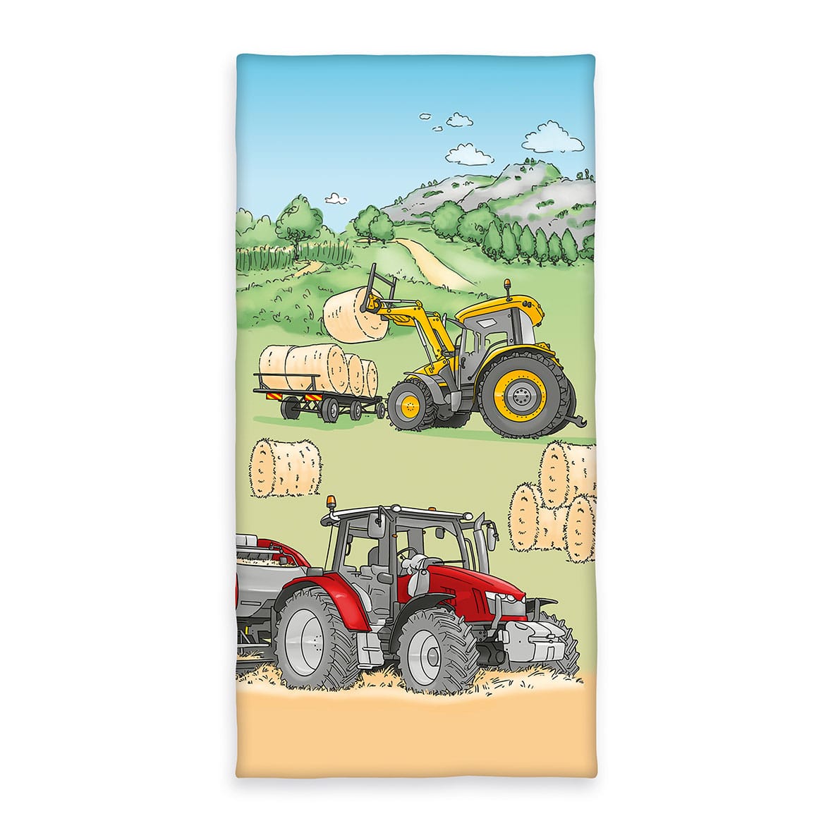 Young Collection Badetuch Traktor aus Baumwolle, Produktansicht