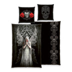 Anne Stokes Bettwäsche-Set Engel mit gotischem Engel-Motiv und Ornament-Wendeseite