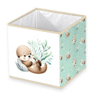 babybest Aufbewahrungsbox ‘Schnuffel-Otter’ mit Otter und Seegras vorn, 30 x 30 x 30 cm