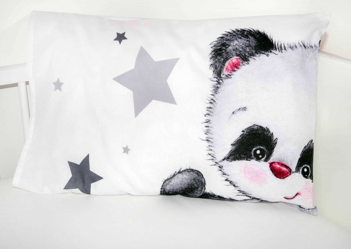 Kissen 40 x 60 cm mit Panda und grauem Stern