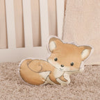 Formkissen ‘Fuchs’ auf einem hellen Hochflorteppich