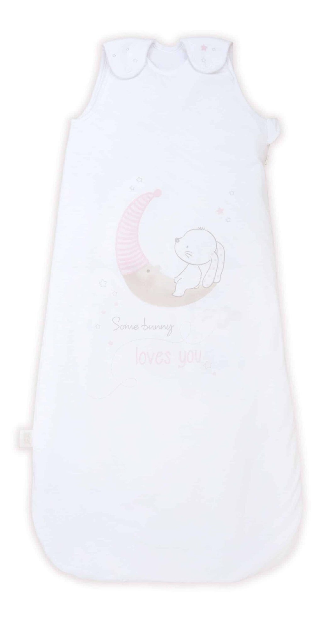 Vorderseite des Schlafsacks ‘Little Bunny’ mit Hase und Mond