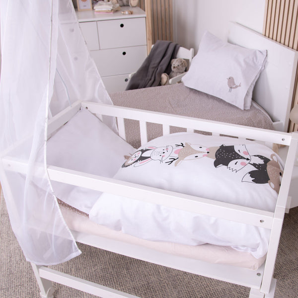 babybest Wiegenbettwäsche-Set ‘Woodland Crew’