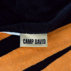 Gewebtes CAMP DAVID Label am Saunatuch ‘Logo Navy’