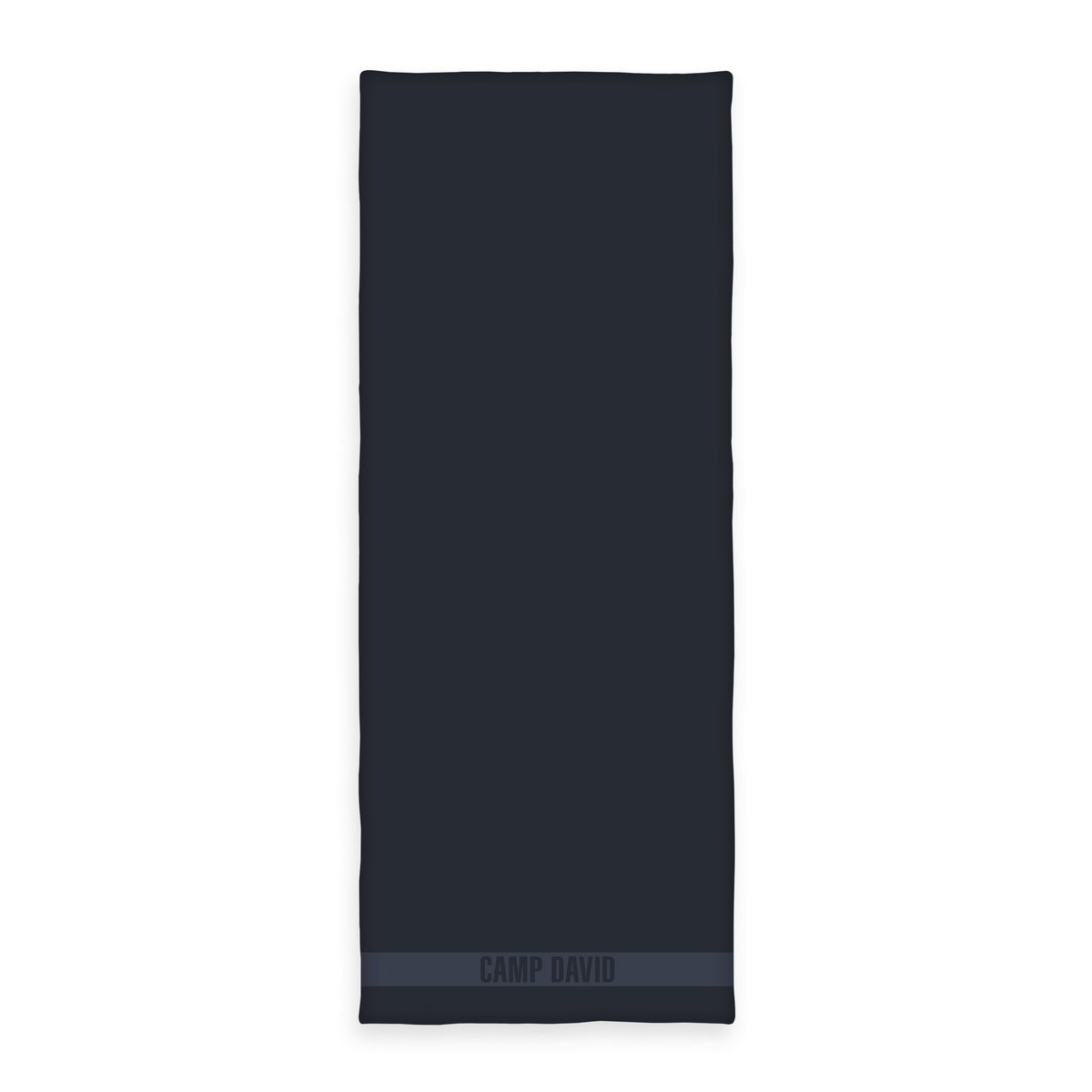 CAMP DAVID Saunatuch ‘Marine’ 80 x 200 cm in dunklem Marineblau mit gewebter Logo-Bordüre