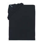 CAMP DAVID Spannbettlaken ‘Uni’ in Marine aus Jersey mit Rundumgummizug und Etikett