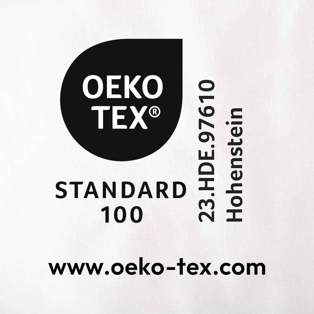 OEKO-TEX STANDARD 100 Label mit Prüfnummer 23.HDE.97610 Hohenstein