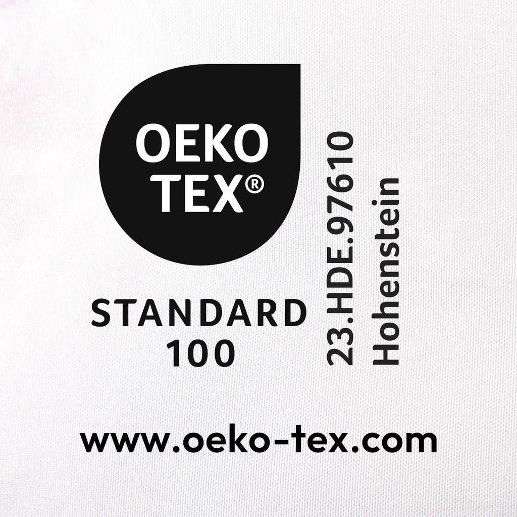 OEKO-TEX STANDARD 100 Label mit Prüfnummer 23.HDE.97610 Hohenstein