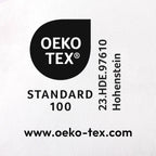 OEKO-TEX STANDARD 100 Label mit Prüfnummer 23.HDE.97610 Hohenstein