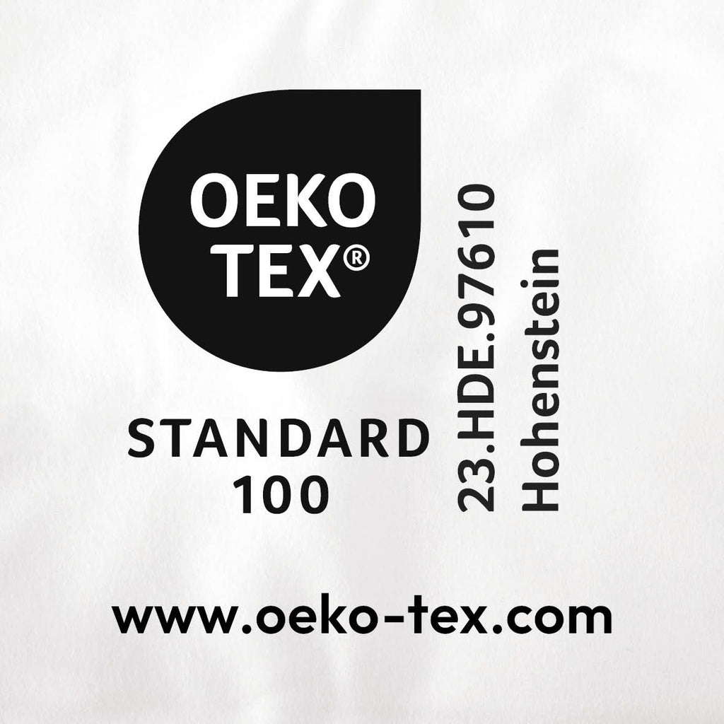 OEKO-TEX STANDARD 100 Label mit Prüfnummer 23.HDE.97610 Hohenstein
