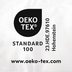 OEKO-TEX STANDARD 100 Label mit Prüfnummer 23.HDE.97610 Hohenstein