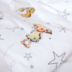 Dobby und Sterne auf dem Flanell-Bettbezug ‘Wizard in Training’