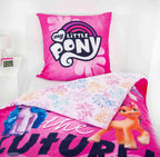 My Little Pony Bettwäsche ‘Future’ mit Kissen und aufgeschlagener Wendeseite