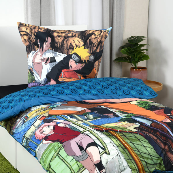 Naruto Shippuden Bettwäsche-Set ‘Konoha Action’