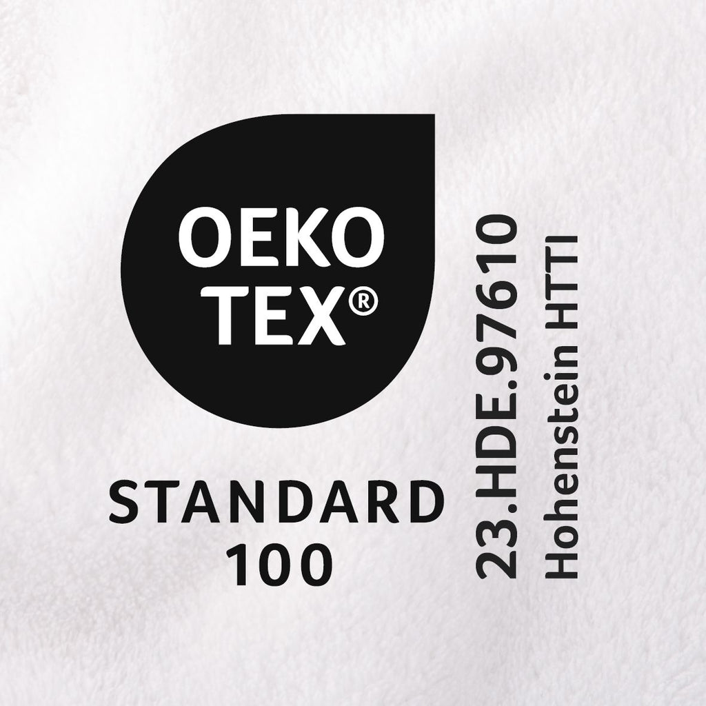 OEKO-TEX STANDARD 100 Label mit Prüfnummer 23.HDE.97610 Hohenstein
