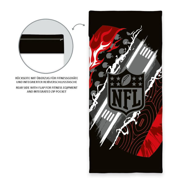 NFL Sport- und Fitnesstuch ‘Black’