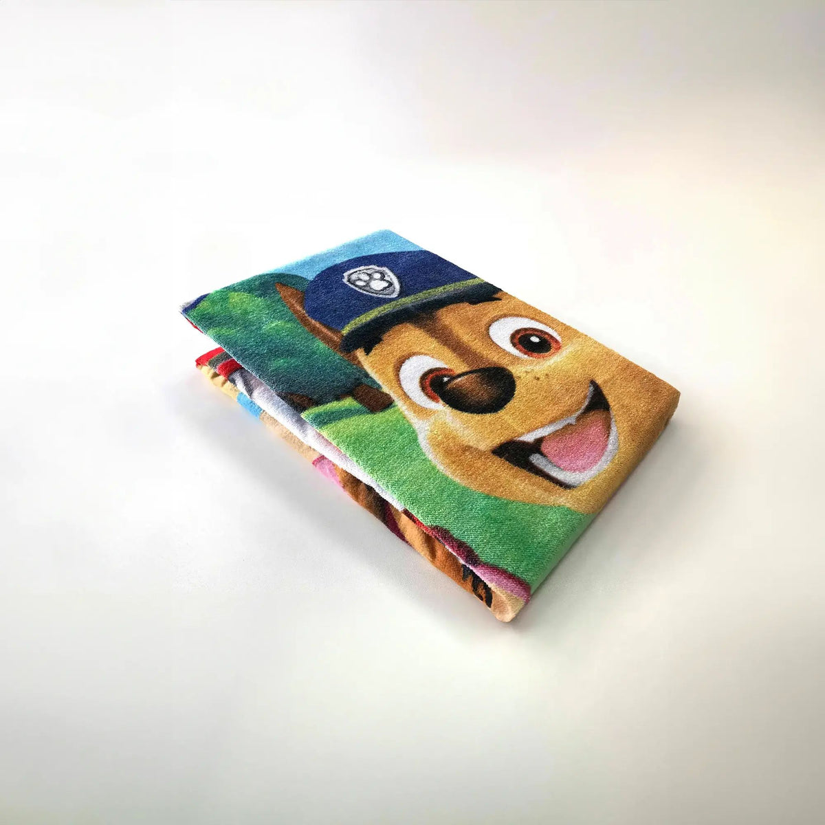 Paw Patrol Badetuch ‘Classic’ gefaltet mit Chase-Motiv