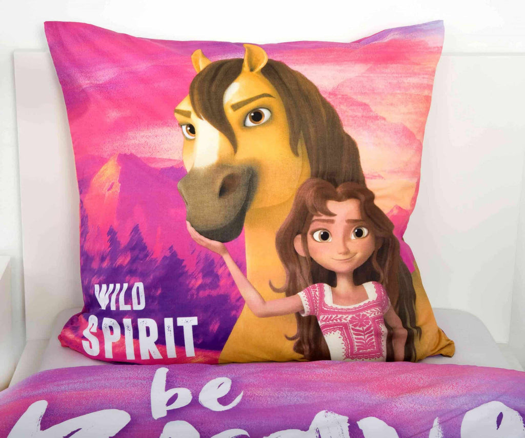 Kissen mit Spirit, Lucky und dem Schriftzug Wild Spirit