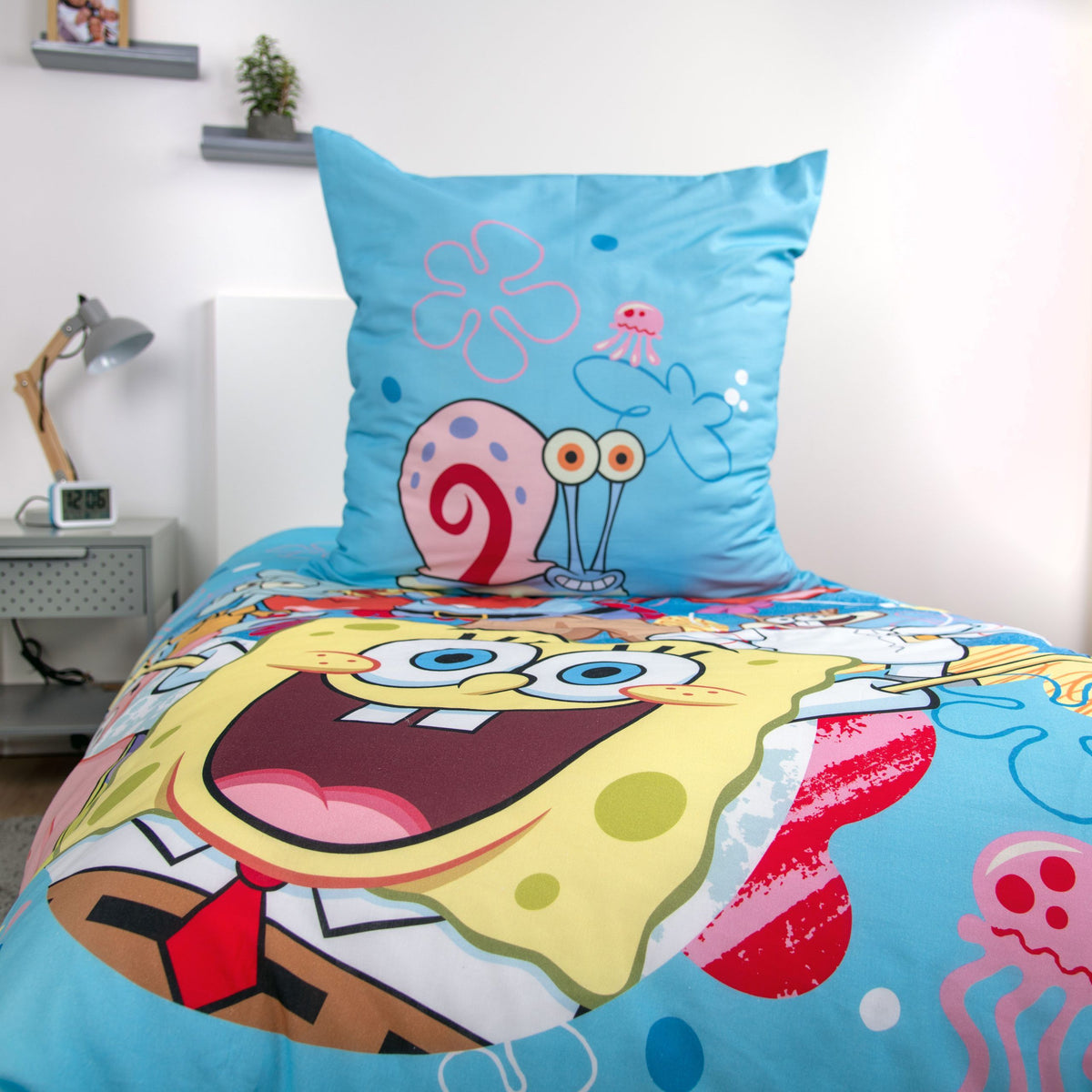 Kissen mit Gary der Schnecke auf der SpongeBob Bettwäsche ‘Fun’