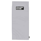 STRASSENKICKER Sport- und Fitnesstuch ‘Grau’ 50 x 110 cm mit schwarzem Logo